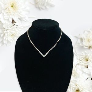 Cute fashion necklace with diamonds💎